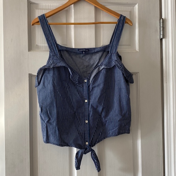 J. Crew Mercantile Chambray Tank - Picture 1 of 6